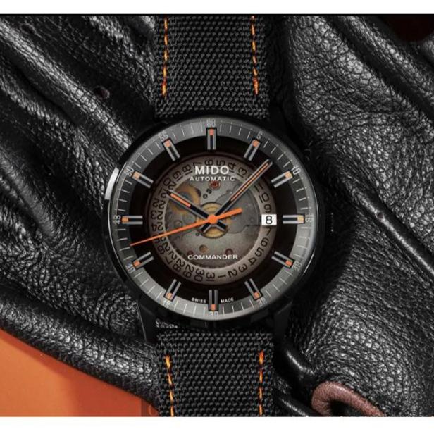 Mido Commander Automatic Gradient Black Dial Black Nylon Strap Watch For Men - M021.407.37.411.00 Buy Now By Mido