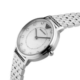 Emporio Armani Kappa Mother of Pearl Dial Silver Mesh Bracelet Watch For Women - AR2511 Buy Now By Emporio Armani