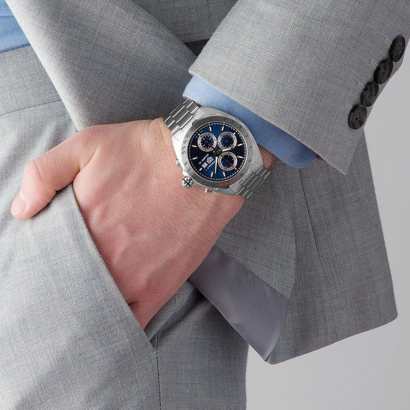 Shop Tag Heuer Formula 1 Automatic Chronograph Blue Dial Silver Strap Watch for Men - CAZ2015.BA0876 in USA