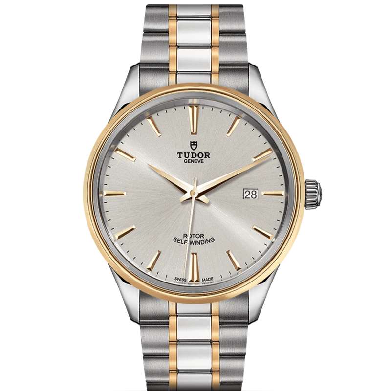 Tudor Style Automatic Silver Dial Two Tone Steel Strap Watch for Men - M12713-0003 Buy Now By Tudor