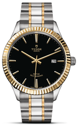 Tudor Style Automatic Black Dial Two Tone Steel Strap Watch for Men - M12713-0005 Buy Now By Tudor