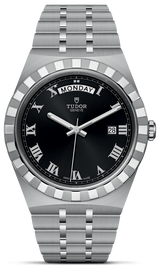 Tudor Royal Automatic Black Dial Silver Steel Strap Watch for Men - M28600-0003 Buy Now By Tudor