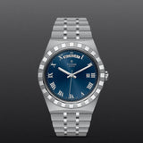 Tudor Royal Automatic Blue Dial Silver Steel Strap Watch for Men - M28600-0005
