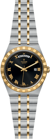 Tudor Royal Automatic Black Dial Two Tone Steel Strap Watch for Men - M28603-0003 Buy Now By Tudor