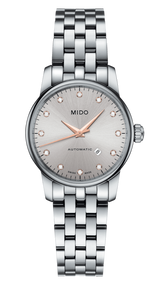 Mido Baroncelli III Automatic Silver Dial Silver Steel Strap Watch For Women - M7600.4.21.1 Buy Now By Mido