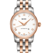 Mido Baroncelli Automatic White Dial Two Tone Steel Strap Watch For Women - M8600.9.N6.1 Buy Now By Mido