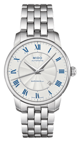 Mido Baroncelli III Automatic Silver Dial Silver Steel Strap Watch For Men - M8600.4.21.1 Buy Now By Mido