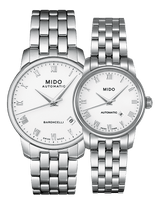 Mido Baroncelli II Automatic White Dial Silver Steel Strap Watch For Men - M8600.4.26.1 Buy Now By Mido