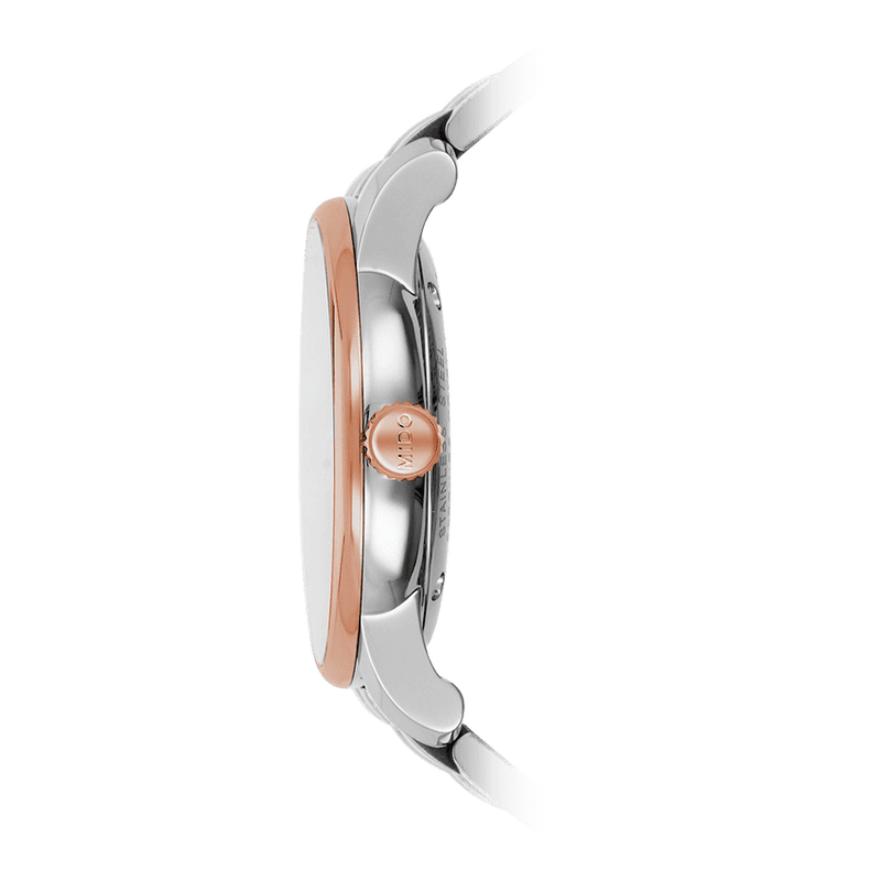Mido Baroncelli Automatic White Dial Two Tone Steel Strap Watch For Women - M8600.9.N6.1 Buy Now By Mido