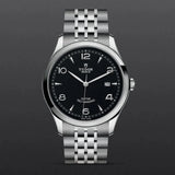 Tudor 1926 Automatic Black Dial Silver Steel Strap Watch for Men - M91650-0002