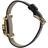 Marc Jacobs Amy Black Dial Black Leather Strap Watch for Women - MBM1154 Buy Now By Marc Jacobs