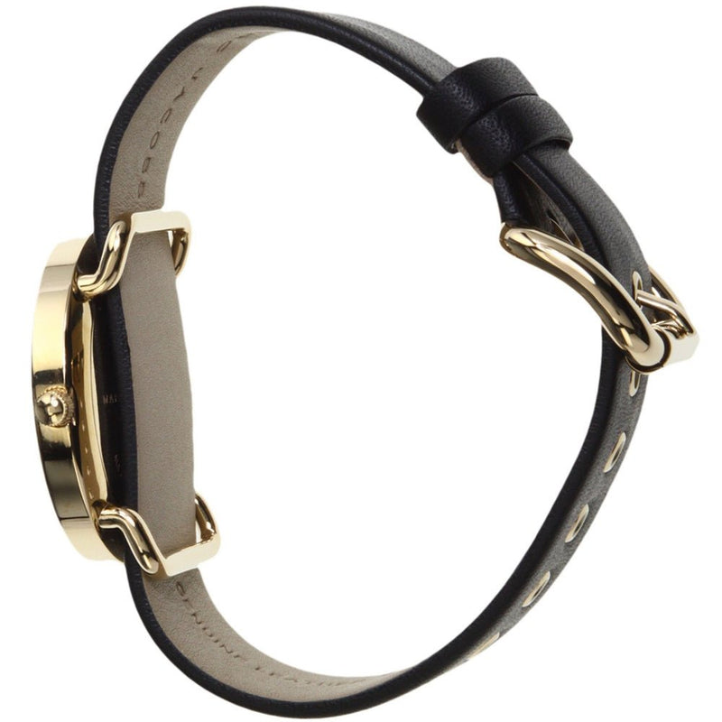 Marc Jacobs Amy Black Dial Black Leather Strap Watch for Women - MBM1154 Buy Now By Marc Jacobs