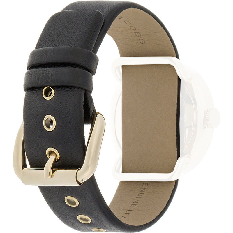 Marc Jacobs Amy Black Dial Black Leather Strap Watch for Women - MBM1154 Buy Now By Marc Jacobs