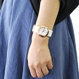 Marc Jacobs Amy White Dial White Leather Strap Watch for Women - MBM1180 Buy Now By Marc Jacobs