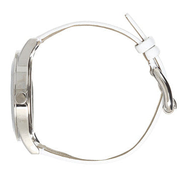 Marc Jacobs Blade White Dial White Leather Strap Watch for Women - MBM1200 Buy Now By Marc Jacobs