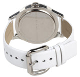 Marc Jacobs Blade White Dial White Leather Strap Watch for Women - MBM1200 Buy Now By Marc Jacobs
