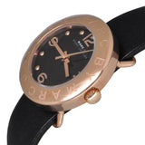 Marc Jacobs Amy Black Dial Black Leather Strap Watch for Women - MBM1225 Buy Now By Marc Jacobs
