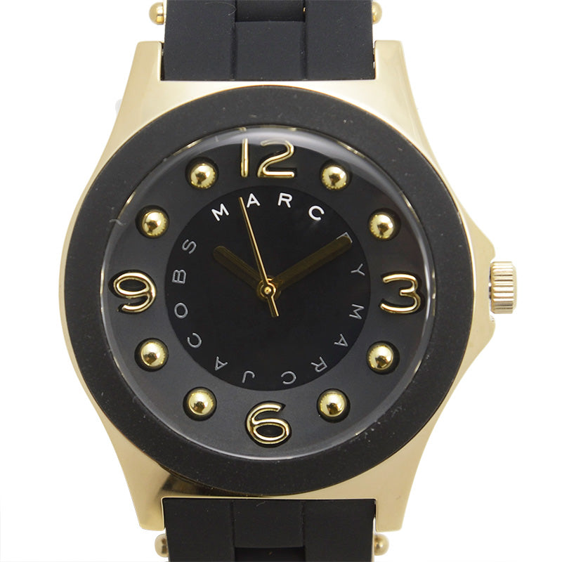 Marc Jacobs Pelly Black Dial Black Silicone Strap Watch for Women - MBM2540 Buy Now By Marc Jacobs
