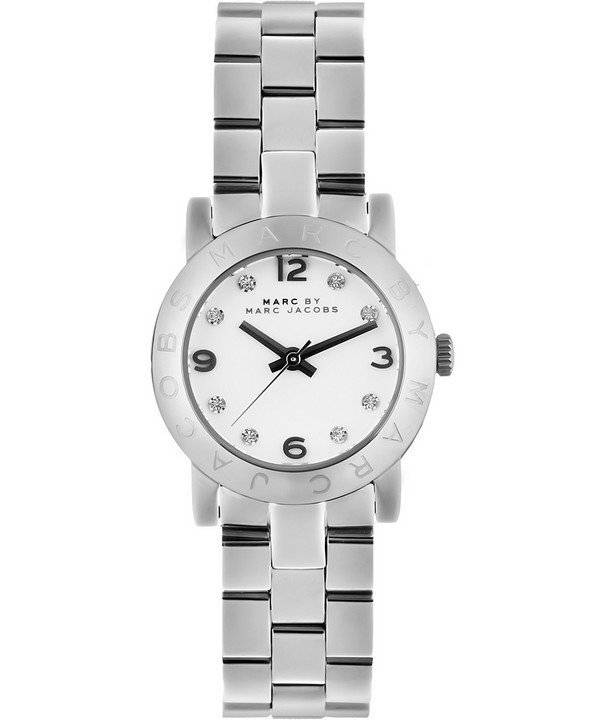 Marc Jacobs Mini Amy White Dial Silver Steel Strap Watch for Women - MBM3055 Buy Now By Marc Jacobs