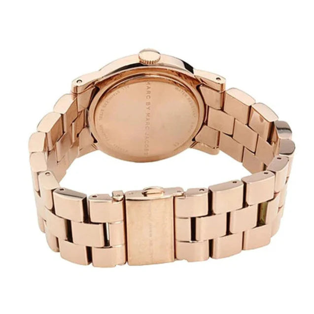 Marc Jacobs Blade Rose Gold Dial Rose Gold Steel Strap Watch for Women - MBM3142 Buy Now By Marc Jacobs