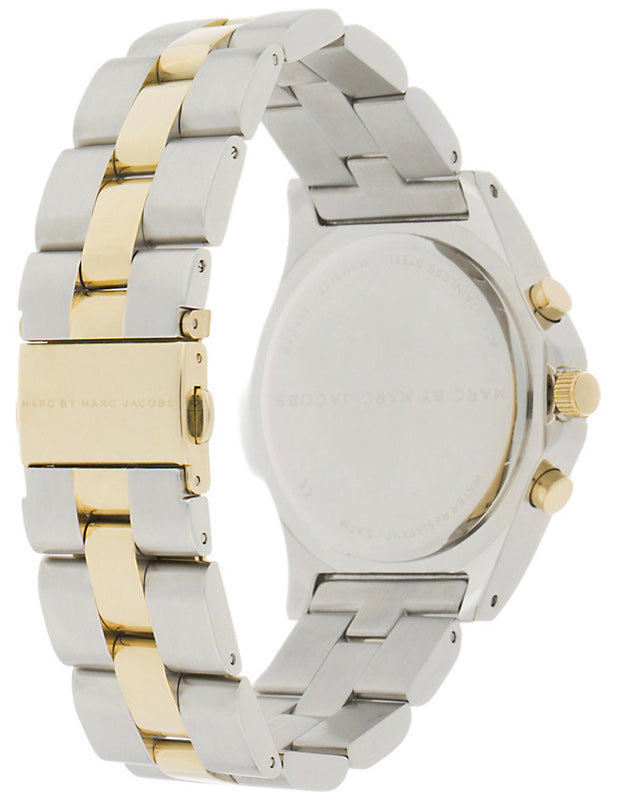 Marc Jacobs Blade Chronograph Silver Dial Two Tone Steel Strap Watch for Women - MBM3177 Buy Now By Marc Jacobs