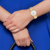 Marc Jacobs Baker White Dial Gold Steel Strap Watch for Women - MBM3247 Buy Now By Marc Jacobs