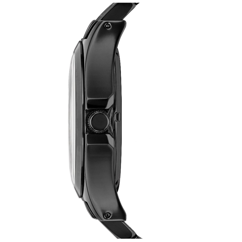 Marc Jacobs Henry Transparent Black Dial Black Steel Strap Watch for Women - MBM3255 Buy Now By Marc Jacobs