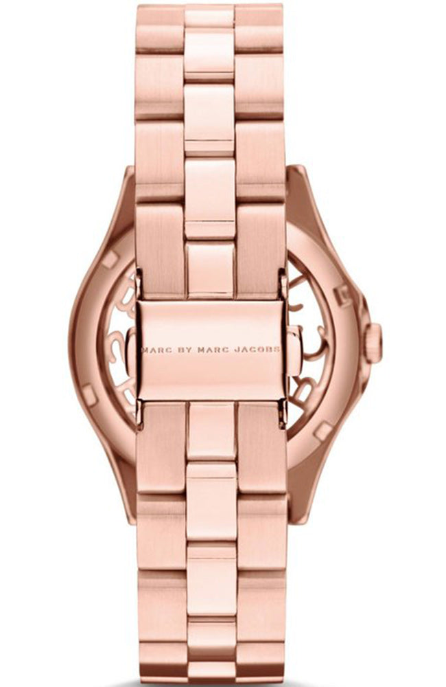 Marc Jacobs Henry Rose Gold Dial Rose Gold Steel Strap Watch for Women - MBM3293 Buy Now By Marc Jacobs