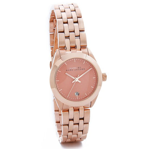 Marc Jacobs Peeker Pink Dial Rose Gold Stainless Steel Strap Watch for Women - MBM3377 Buy Now By Marc Jacobs