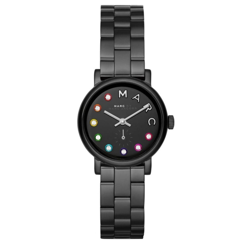 Marc Jacobs Baker Black Dial Black Steel Strap Watch for Women - MBM3425 Buy Now By Marc Jacobs