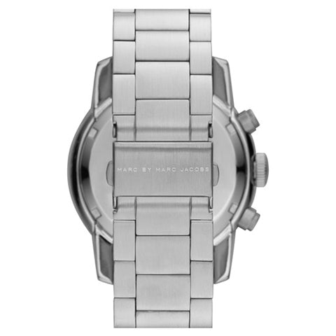 Marc Jacobs Larry Chronograph Black Dial Silver Steel Strap Watch for Men - MBM5050 Buy Now By Marc Jacobs
