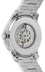 Fossil Grant Automatic Skeleton Black Dial Silver Steel Strap Watch for Men - ME3103 Buy Now By Fossil