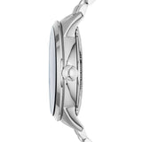 Fossil Townsman Automatic Skeleton Blue Dial Silver Steel Strap Watch for Men - ME3073 Buy Now By Fossil