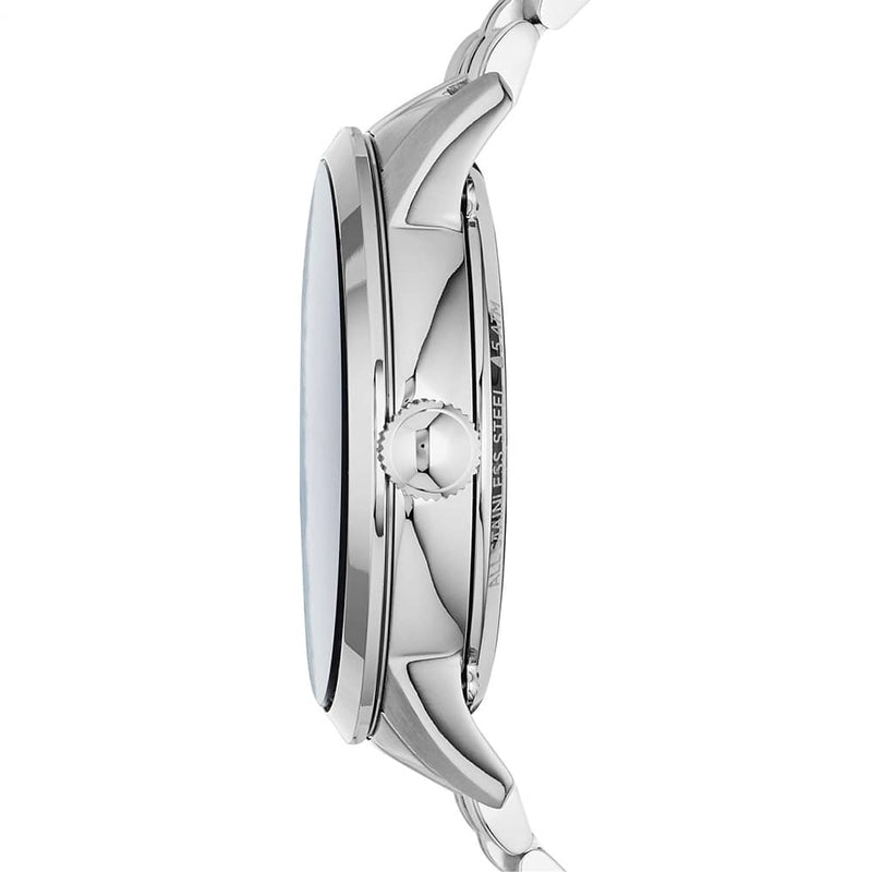 Fossil Townsman Automatic Skeleton Blue Dial Silver Steel Strap Watch for Men - ME3073 Buy Now By Fossil