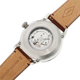 Fossil Townsman Automatic Blue Dial Brown Leather Strap Watch for Men - ME3110 Buy Now By Fossil