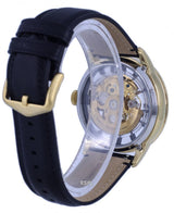 Fossil Townsman Automatic Skeleton Black Dial Black Leather Strap Watch for Men - ME3210 Buy Now By Fossil