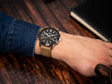 Hugo Boss Allure Black Dial Brown Leather Strap Watch for Men - 1513964 Buy Now By Hugo Boss