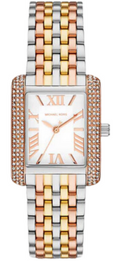 Michael Kors Emery Three-Hand White Dial Two Tone Steel Strap Watch for Women - MK4744 Buy Now By Michael Kors