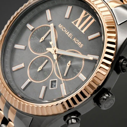 Michael Kors Lexington Chronograph Blue Dial Silver Steel Strap Watch For Men - MK8689 Buy Now By Michael Kors