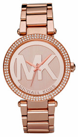 Michael Kors Parker Rose Gold Dial Rose Gold Steel Strap Watch for Women - MK5865 Buy Now By Michael Kors