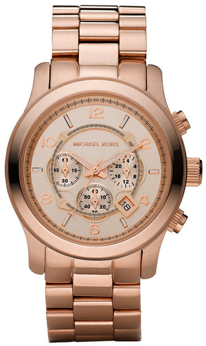 Michael Kors Cooper Rose Gold Rose Gold Steel Strap Watch for Women - MK6275