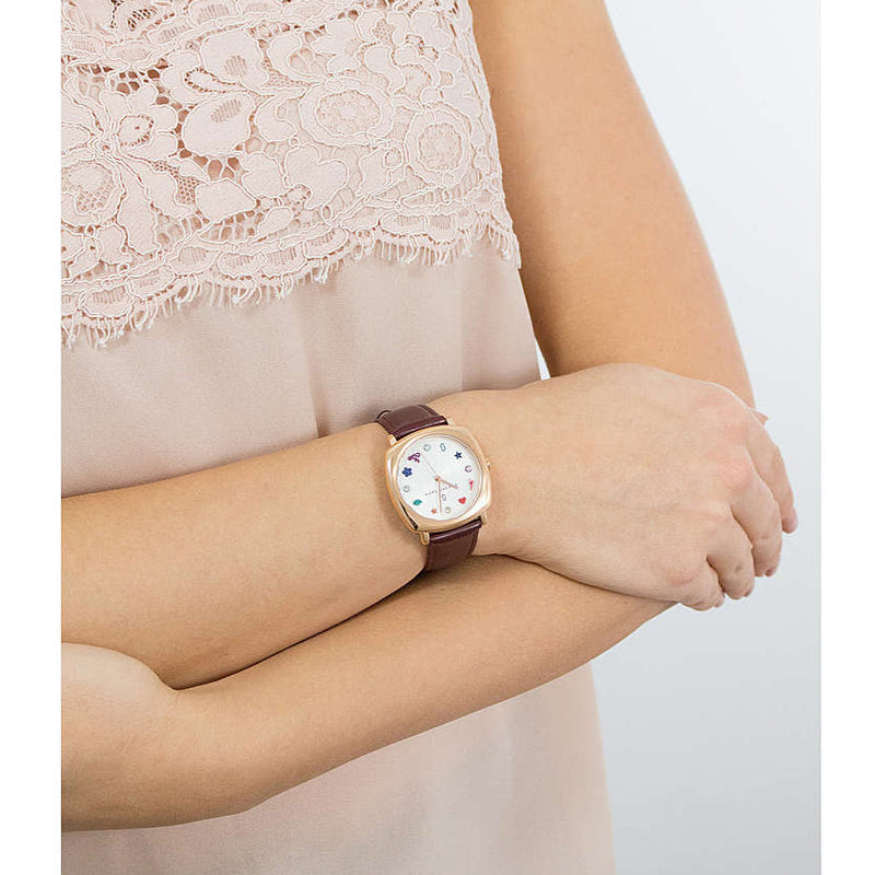 Marc Jacobs Mandy White Dial Brown Leather Strap Watch for Women - MJ1598 Buy Now By Marc Jacobs