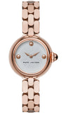 Marc Jacobs Courtney White Dial Rose Gold Steel Strap Watch for Women - MJ3458