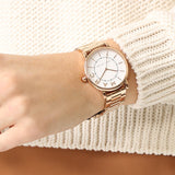 Marc Jacobs Roxy White Dial Rose Gold Steel Strap Watch for Women - MJ3523 Buy Now By Marc Jacobs