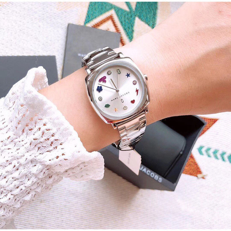 Marc Jacobs Mandy Silver Dial Silver Steel Strap Watch for Women - MJ3548 Buy Now By Marc Jacobs
