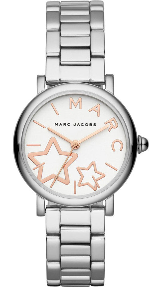 Shop Marc Jacobs Classic White Dial Silver Steel Strap Watch for Women - MJ3591 in USA