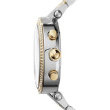 Michael Kors Parker Pink Dial Two Tone Steel Strap Watch for Women - MK6140 Buy Now By Michael Kors