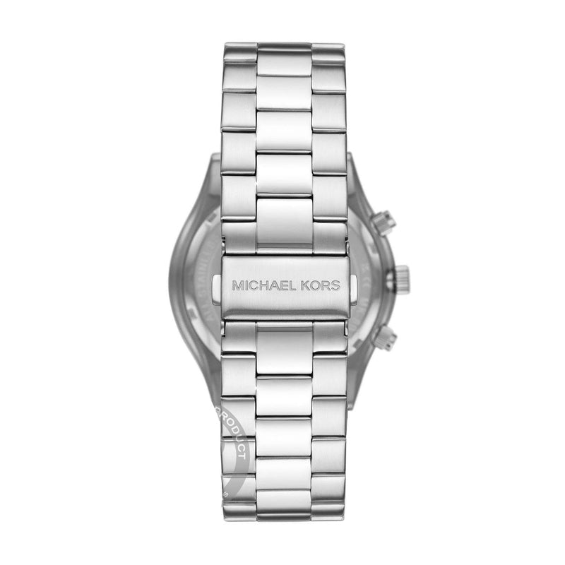 Michael Kors Slim Runway Chronograph Black Dial Silver Steel Strap Watch For Men - MK1056 Buy Now By Michael Kors