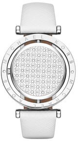 Michael Kors Averi Silver Dial White Leather Strap Watch for Women - MK2524 Buy Now By Michael Kors