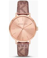 Michael Kors Addyson Quartz Rose Gold Dial Pink Leather Strap Watch for Women - MK2953 Buy Now By Michael Kors